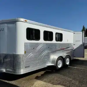 2008 Exiss Sport ES 30B 3 horse slant horse trailer