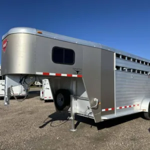 2012 Hart Trailers Short-Go Single Axle Stock / Stock Combo Trailer