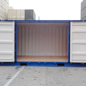 20ft High Cube One-Trip Open Side Container — Blue — New