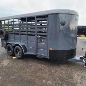 2023 BCI Stock Trailer 6'X16′ Eco Series Bumper Pull