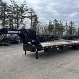2024 Diamond C 8.5×35 25K Gooseneck Equipment Trailer w/Spare Mount