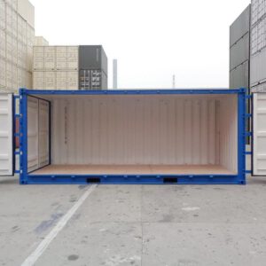 20ft One-Trip Full Side Access Container — Blue — New