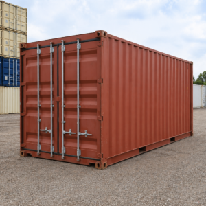20ft Used Shipping Container – 8ft x 8.5ft – Wind and Watertight – Brick Red