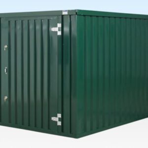 3m Flat Pack Storage Container – New – Green