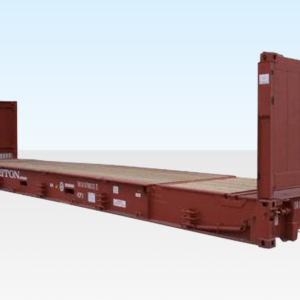 40ft x 8ft Used Shipping Container Flat Rack