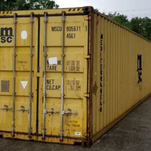40ft Used High Cube Wind and Watertight Shipping Container AS IS – Colour Varies