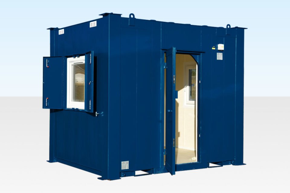 3 Window Security Gatehouse – New – Blue