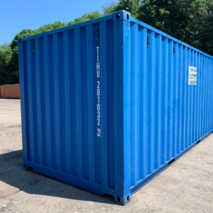 20′ x 8′ x 8.5′ Tall– New Shipping/Storage Container – Wind and Watertight – Blue