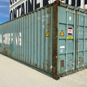40ft Used High Cube Wind and Watertight Shipping Container – Green