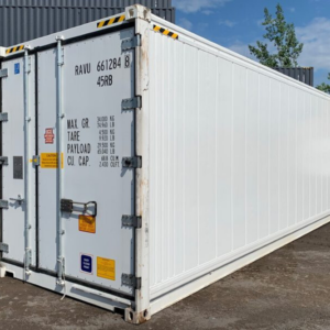 40ft High Cube One-Trip Reefer Container — Pharmaceutical Cold Chain — New