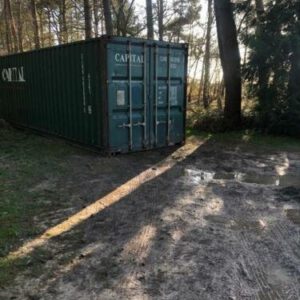 40ft Used High Cube Wind and Watertight Shipping Container – Green