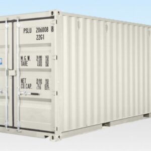 20ft white shipping container