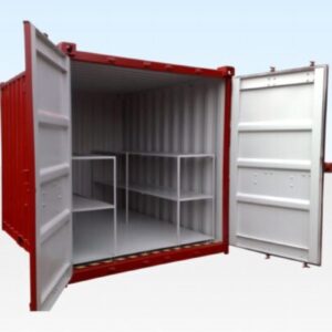 10ft x 8ft flat floor bunded store