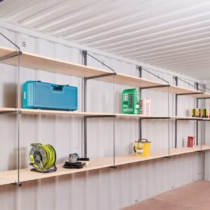 fastfit 3 tier container racking 2 bays